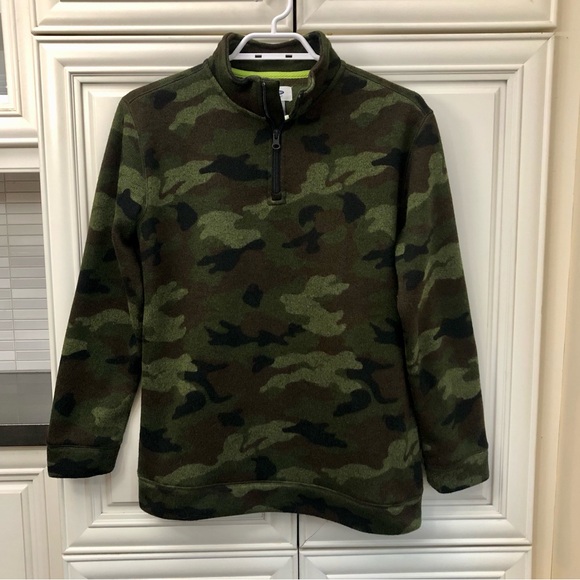 Old Navy fleece lined kids partial zip sweater - Picture 1 of 12